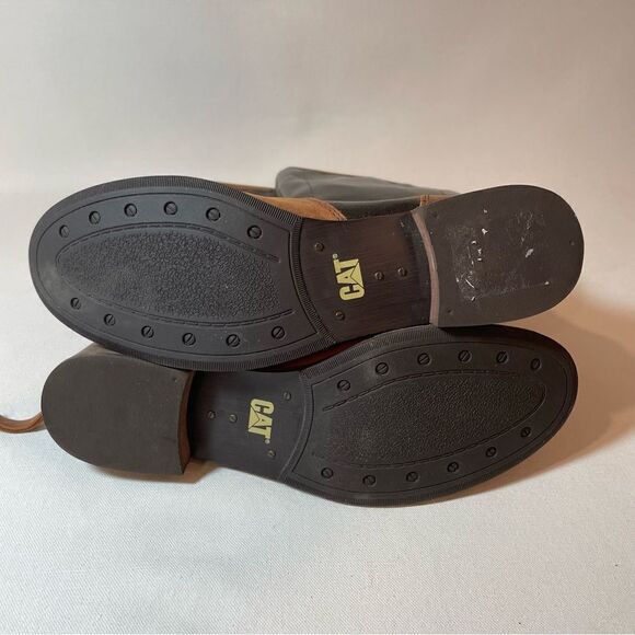 Caterpillar CAT Sabrina  Canvas boot “dogwood”  dark brown and tan 8.5 - Picture 12 of 13